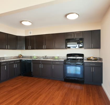 Kitchen at Metro 125 Affordable Apartments in NYC