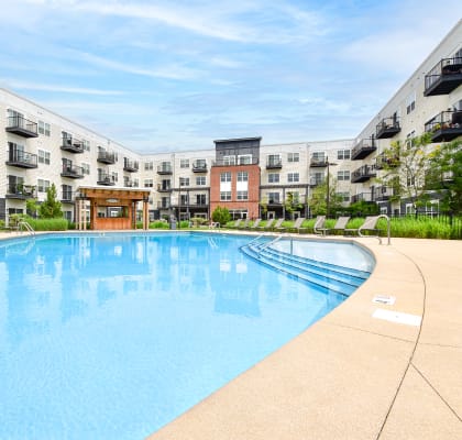 Sparkling Swimming pool at Mirada Apartments, Lewis Center