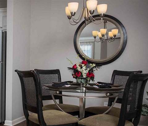 Dining Room at The Sanctuary of Lake Villa, Illinois