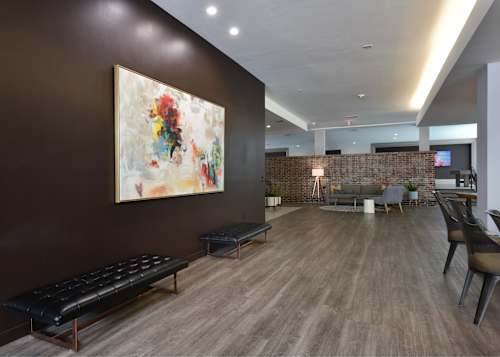 Outdoor lifestyle and recreation spaces at 100 Park, College Station TX