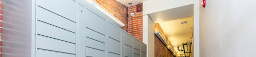 Parcel Pending Locker at Mercantile Housing, Colorado