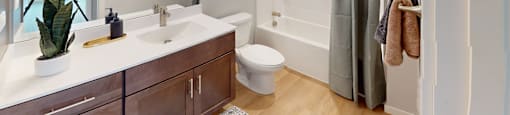 Callisto Commons-Model Apt Bathroom
