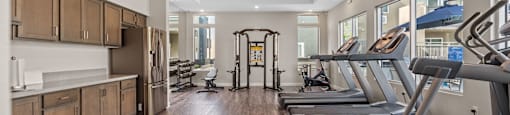 the gym at Loma Villas Apartments, San Bernardino