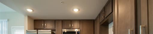 Fully Furnished Kitchen at Loma Villas Apartments in San Bernardino, CA