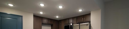 kitchen at Loma Villas Apartments in San Bernardino, CA