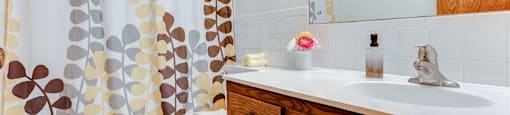 Bathroom With Bathtub at Wayzata Woods Apartments, Wayzata