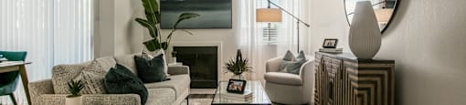 Living room at AYA ABQ, Albuquerque, NM, 87109