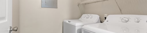 Laundry room at The Lex at Brier Creek, Morrisville, 27560