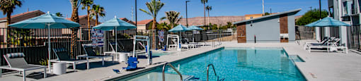 take a dip in our resort style poolat Townes at Peace Way, Las Vegas Nevada