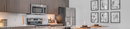 Model unit kitchen