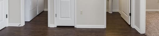 hallway washer and dry with bathroom