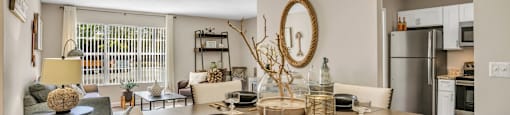 our apartments offer a living room  at Castilian Apartments, Florida