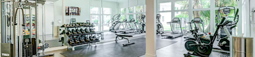 Fitness Center with Modern Equipment  at Blu on the Boulevard, Baton Rouge