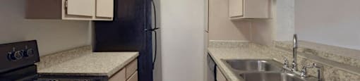 Model home kitchen