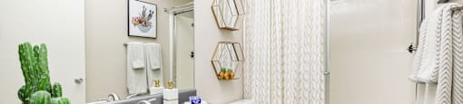 our apartments offer a bathroom with a shower