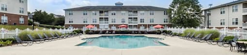 Swimming Pool With Relaxing Sundecks at Patriots Pointe, Hillsborough, NC, 27278