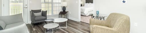 Modern Living Room at Patriots Pointe, Hillsborough, 27278