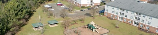Drone View at Patriots Pointe, Hillsborough, NC