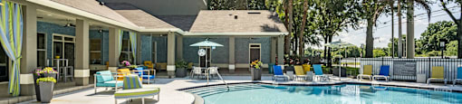 resort style pool at Fusion Apartments, Orlando Florida