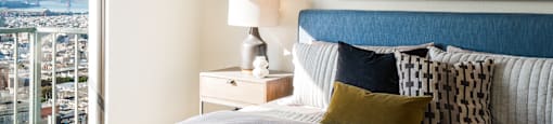 Bedroom at Nob Hill Tower Apartments, San Francisco, CA, 94109