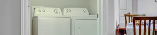 washer and dryer