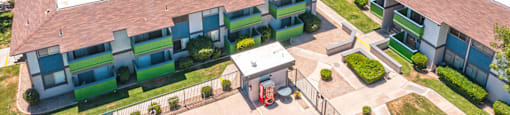 a view of the building from the air at Westmount at Urban Trails, Mesa, AZ 85202
