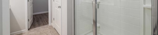 Bathroom bath area at Ashford Townes Apartments, North Carolina, 27526