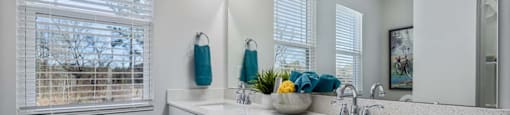 Bathroom at Ashford Townes Apartments, Fuquay-Varina, North Carolina