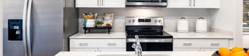 kitchen sink area at Ashford Townes Apartments, North Carolina