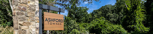 Sign at Ashford Townes Apartments, Fuquay-Varina