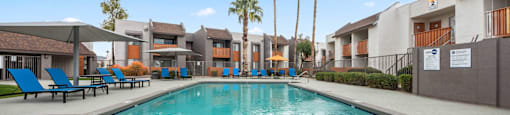 the swimming pool at the resort combines a resort style pool with patio furniture