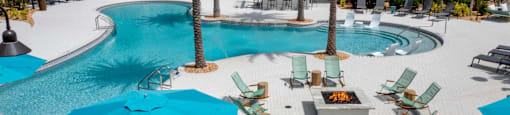 a view of the pool at the resort at longboat key club
