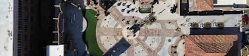 an aerial view of the roof of the capitol building