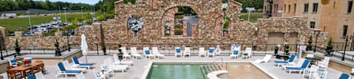 the swimming pool at the resort at governors island