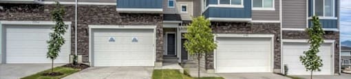 Exterior budiling w/ garages