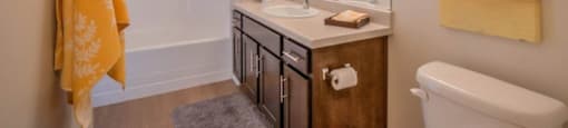 Model bathroom