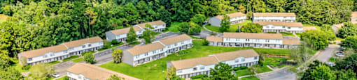 Bird's eye view of Residential Area at Springwood Townhomes, Florida