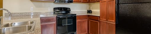 kitchen at Aventine at Kessler Park, Dallas, Texas