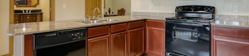 Kitchen at Aventine at Kessler Park, Dallas, Texas