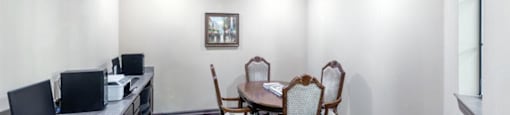 business center at Aventine at Kessler Park, Dallas, 75211