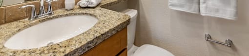 Updated Bathroom at The Rays at Vegas Towers in Las Vegas, NV 89119