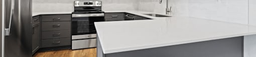 Updated Kitchen at Switchback on Platte Apartments, Littleton