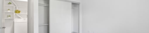 Large bedroom closets at Bay Village in Vallejo, CA