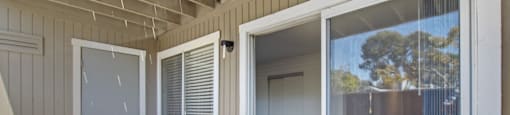Private outdoor space at Bay Village in Vallejo, CA