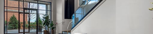 Entryway at The Amelia Apartments in Quincy, MA