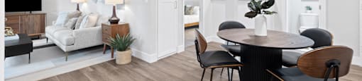 Open Dining and Living Room Space at Veranda La Mesa Apartments in La Mesa, CA 91942