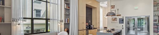 Common Area with Seating at Aventine Apartments in Hercules, CA 94547
