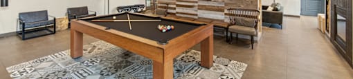 Common Area Pool Table at Aventine Apartments in Hercules, CA 94547