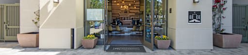 Leasing Center Entrance at Aventine Apartments in Hercules, CA 94547