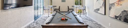Billiards Room at Delphine on Diamond in San Francisco, CA 94131